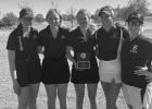 Sayre Lady Eagles place second at Sayre Invitational